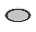 Lampa sufitowa ściemnialna z pilotem GLACE czarny LED 3 step dim. | dim. 21,5W 2700-6500K