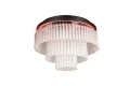 Lampa sufitowa z pilotem VONO czarny ø40 LED dim. RGB 17W + 3W 2700 - 6500K