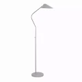 Lampa podłogowa Swan chrom & biały E27