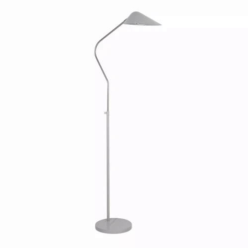 Lampa podłogowa Swan chrom & biały E27