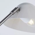 Lampa podłogowa Swan chrom & biały E27