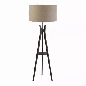 Lux & Belle brąz | beż E27 Lampa podłogowa na trójnogu