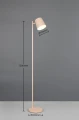 Lampa podłogowa ściemnialna BLAKE piaskowy LED 3 step dim. 4,5W 3000K