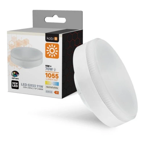 Żarówka LED GX53 11W 4000K barwa neutralna