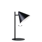 Senik czarny E27 Lampa stołowa. Regulowany kierunek świecenia