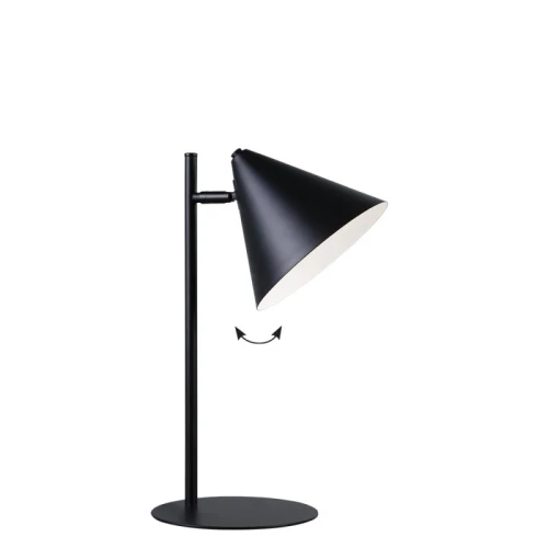 Lampa stołowa. Regulowany kierunek świecenia Senik czarny E27