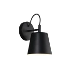 Senik czarny E27 Kinkiet ścienny