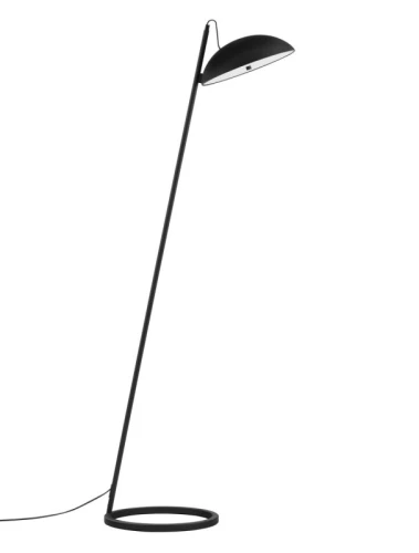 Lampa podłogowa ściemnialna VIBORAL czarny piaskowy LED dim. 30W 3000K