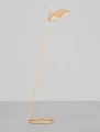 Lampa podłogowa ściemnialna VIBORAL złoty piaskowy LED dim. 30W 3000K