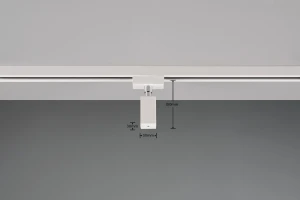 DUOLINE ADAPTER - Element systemu szynowego - kolor biały