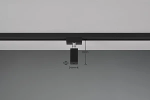 DUOLINE ADAPTER - Element systemu szynowego - kolor czarny