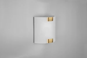 PURA - Nowoczesna lampa ścienna 1xE27 - kolor złoty i odcienie złota