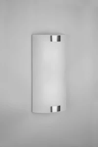 PURA - Nowoczesna lampa ścienna 2xE27 - kolor srebrny i odcienie srebra