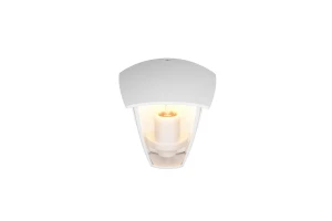 VENTA IP44 - Zewnętrzna lampa ścienna 1xE27 - kolor biały