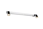 ENRICO IP44 - Nowoczesna lampa ścienna 1xLED zintegrowany 2300-3000-4000K - kolor srebrny i odcienie srebra