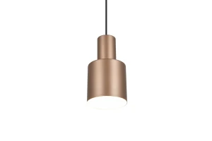 AGUDO - Wisząca lampa nowoczesna 1xE27 - kolor brązowy i odcienie brązu