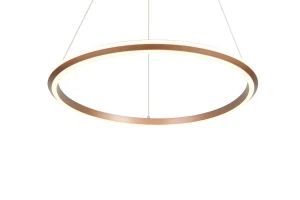 AMADOR - Nowoczesna lampa wisząca 1xLED zintegrowany 2300-3000-4000K - kolor brązowy i odcienie brązu