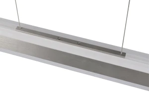 ARCOLA - Nowoczesna lampa wisząca 1xLED zintegrowany 2300+3000+4000K - kolor srebrny i odcienie srebra