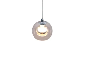 FLYNT - Nowoczesna lampa wisząca 1xLED zintegrowany 2300-3000-4000K - kolor szary i odcienie szarości