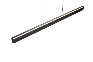 DONEGAL - Nowoczesna lampa wisząca 1xLED zintegrowany 2700 - 6500K - kolor czarny