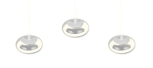 TARSIA - Wisząca lampa nowoczesna 3xLED zintegrowany 4000K - kolor biały