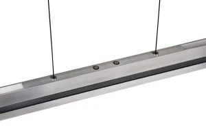 EMERSON - Nowoczesna lampa wisząca 1xLED zintegrowany 2700-5000K - kolor srebrny i odcienie srebra