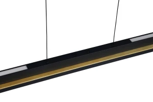 EMERSON - Nowoczesna lampa wisząca 1xLED zintegrowany 2700-5000K - kolor czarny