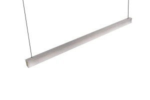 WALLACE - Nowoczesna lampa wisząca 1xLED zintegrowany 2300+3000+4000 K - kolor srebrny i odcienie srebra