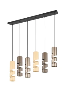 STREAM - Wisząca lampa nowoczesna 6xGU10