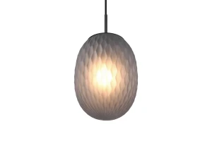 FACETTE - Wisząca lampa nowoczesna 1xE27 - kolor czarny