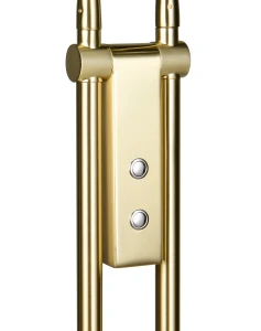 MONZA - Lampa podłogowa 2xLED zintegrowany 2300+3000+4000K - kolor złoty i odcienie złota
