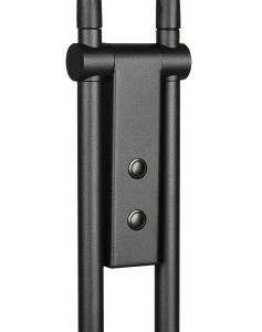 MONZA - Lampa podłogowa 2xLED zintegrowany 2300+3000+4000K - kolor czarny