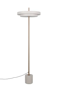 KEATON - Lampa podłogowa 1xLED zintegrowany 2300-4000K - kolor szary i odcienie szarości
