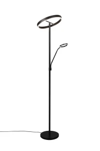 WILLIS - Lampa podłogowa 1xLED zintegrowany 2700-3200-4000K - kolor czarny