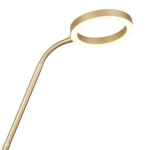 WILLIS - Lampa podłogowa 1xLED zintegrowany 2700-3200-4000K - kolor złoty i odcienie złota