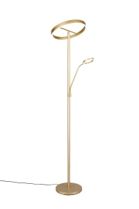WILLIS - Lampa podłogowa 1xLED zintegrowany 2700-3200-4000K - kolor złoty i odcienie złota