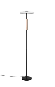 CELESTE - Lampa podłogowa 1xLED zintegrowany 3000K - kolor brązowy i odcienie brązu