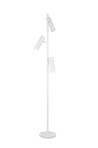 SOKA - Lampa podłogowa 3xGU10 - kolor biały