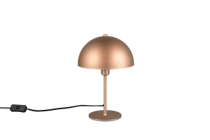 NOLA - Lampa stołowa 1xE14 - kolor brązowy i odcienie brązu