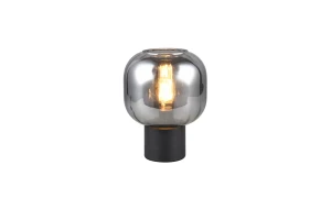 DIVA - Lampa stołowa 1xE27 - kolor czarny