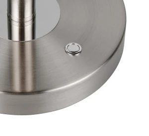 MONZA - Lampa stołowa 1xLED zintegrowany 2300+3000+4000K - kolor srebrny i odcienie srebra