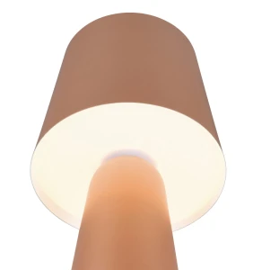 NUBIAN - Lampa stołowa 1xE27 - kolor brązowy i odcienie brązu