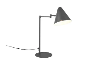 COSIMA - Lampa stojąca 1xE14 - kolor szary i odcienie szarości