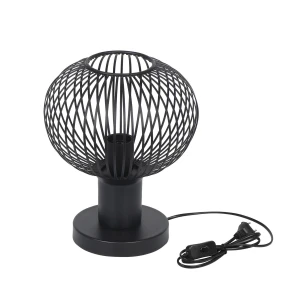 GILA - Lampa stołowa 1xE27 - kolor czarny