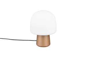 STEEN - Lampa stołowa 1xE14 - kolor brązowy i odcienie brązu