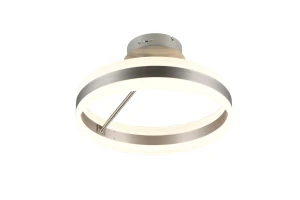 DIOS - Nowoczesna lampa sufitowa 1xLED zintegrowany 2300-3000-4000K - kolor srebrny i odcienie srebra