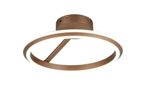 AMADOR - Nowoczesna lampa sufitowa 1xLED zintegrowany 2300-3000-4000K - kolor brązowy i odcienie brązu