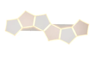 ZAYA - Nowoczesna lampa sufitowa 1xLED zintegrowany 2700-6500K - kolor beżowy