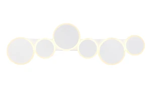 OVELA - Nowoczesna lampa sufitowa 1xLED zintegrowany 2700-6500K - kolor biały