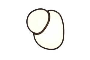 RISE - Nowoczesna lampa sufitowa 1xLED zintegrowany 2700 - 6500K - kolor czarny